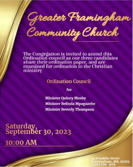 Ordination