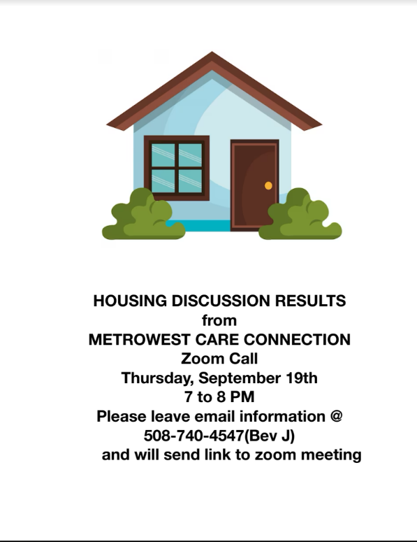 Housing Discussion Results Zoom Call