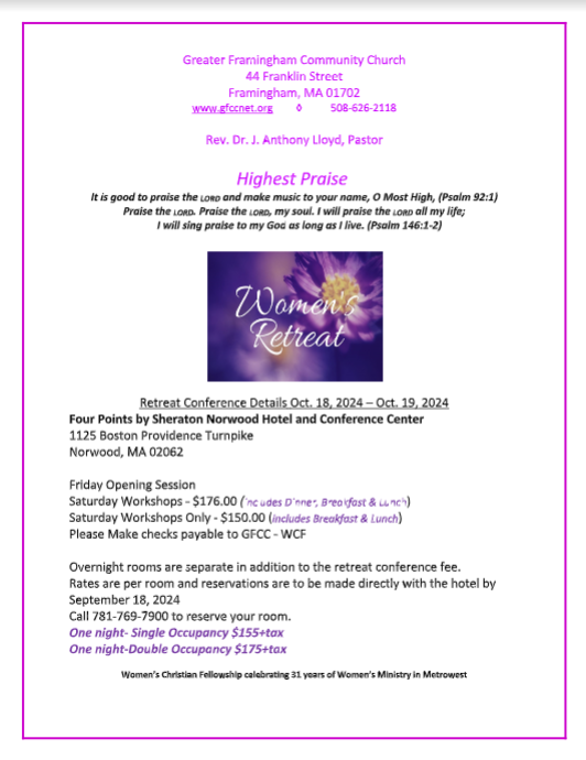 Women's Retreat