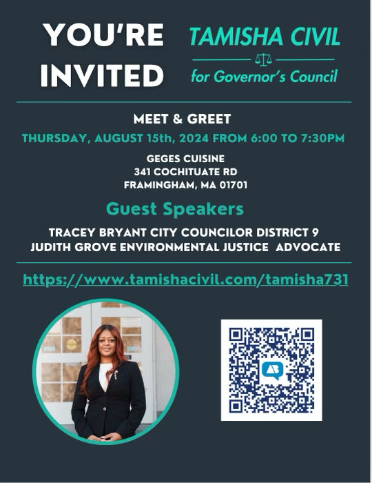 Tamisha Civil Meet & Greet Flyer